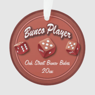 Bunco-speler Ornament