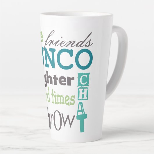 Bunco Speler Prijs Latte Mok (Rechterhoek)