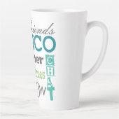 Bunco Speler Prijs Latte Mok (Rechts)