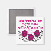 bunco-spelers hebben talent #2 magneet (Voorkant / Achterkant)