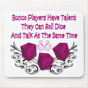 bunco-spelers hebben talent #2 muismat