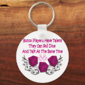 bunco-spelers hebben talent #2 sleutelhanger (Voorkant)