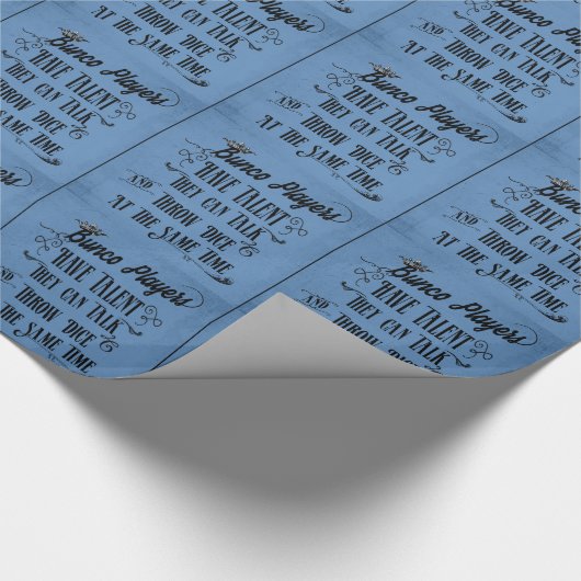 Bunco-spelers hebben talent met kroon cadeaupapier (Hoek)