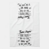 Bunco-spelers hebben talent met kroon theedoek (Verticaal)