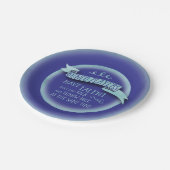 Bunco-spelers hebben talent - waterkleurstijl papieren bordje (Gekanteld)