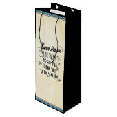 Bunco-spelers hebben Talent Wine Bag Wijn Cadeautas (Achterkant Gekanteld)