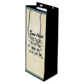 Bunco-spelers hebben Talent Wine Bag Wijn Cadeautas (Voorkant Gekanteld)