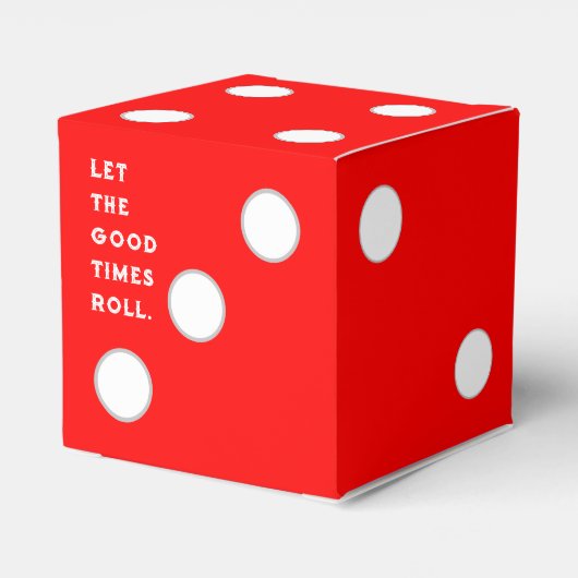 Bunco Spelletjesavond Bedankdoosjes (Achterkant)