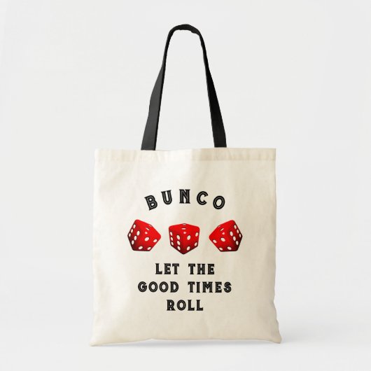 Bunco Spelletjesavond Tote Bag (Voorkant)