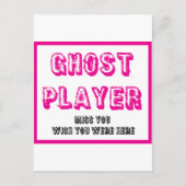 bunco-spookspeler briefkaart (Voorkant)