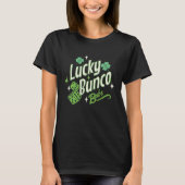 Bunco St Patrick's Day Lucky Bunco Babe T-shirt (Voorkant)
