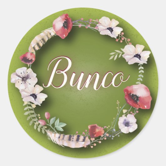 Bunco Sticker - Boho of Bohemian (Voorkant)