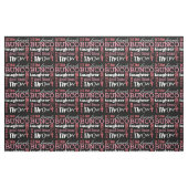 Bunco Subway Art Novelty Fabric Stof (Fat Quarter)