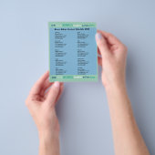 Bunco Subway Hosting Calendar Flyer (Hand)