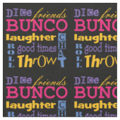 Bunco Subway Modern Art Novelty Fabric Stof (Close Up)