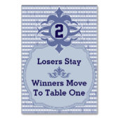 Bunco-tabelkaart - Paarse speldencode 2 Kaart (Voorkant)