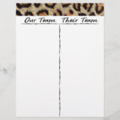Bunco Tally Sheet - Spelaar Wilde Leopard (Voorkant)