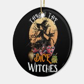 Bunco Throw the Dice Witches Bunco Game Lover Hall Keramisch Ornament (Links)