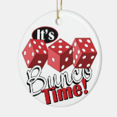 Bunco TIme Keramisch Ornament (Links)