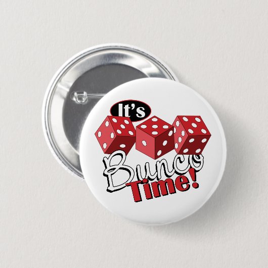 Bunco TIme Ronde Button 5,7 Cm (Voorkant /achterkant)