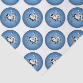 Bunco Tissue Paper - Retro Welk nummer hebben we? Tissuepapier (Detail)