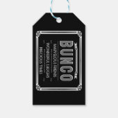 Bunco Typografie Cadeaulabel (Voorkant)