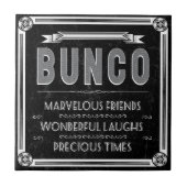 Bunco  Typografie Tegeltje (Voorkant)