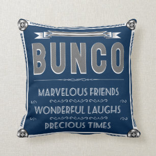 Bunco Vintage Typografie Kussen