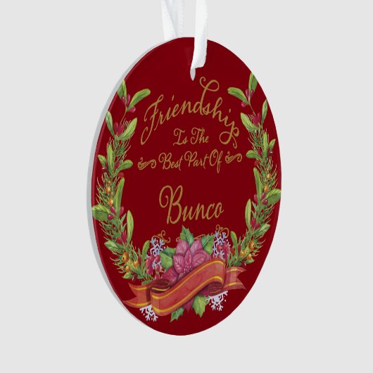 Bunco Vriendschap Ornament (voorkant)