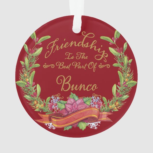 Bunco Vriendschap Ornament (achterkant)