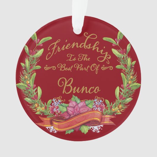 Bunco Vriendschap Ornament (voorkant)