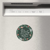 Bunco Vrolijke Kerstmis Vakantie krans dobbelstene Magneet (Insitu (Vaatwasser))