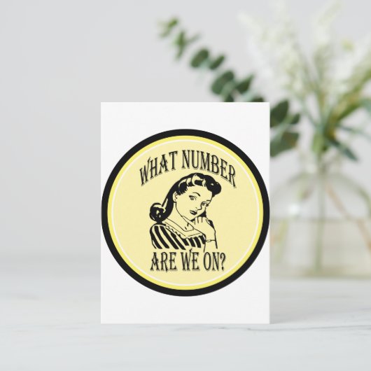 Bunco wat is ons nummer op #2 briefkaart (Staand voorkant)