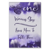 Bunco Wijndruiven  Waterverf Tabel 1 Kaart (Voorkant)