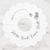 Bunco Wijnglastetiket Labels - Dice Wine Charms (Voorkant)