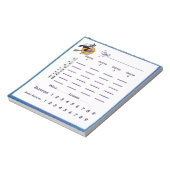 Bunco Witch Halloween - Score Pad/Score Sheet Notitieblok (Linkerzijde)