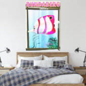 Bundaberg Australia Reisposter Canvas Afdruk (Insitu (Slaapkamer))