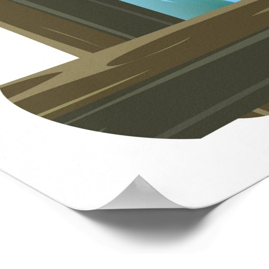 Bundaberg Australia Reisposter Poster (Hoek)