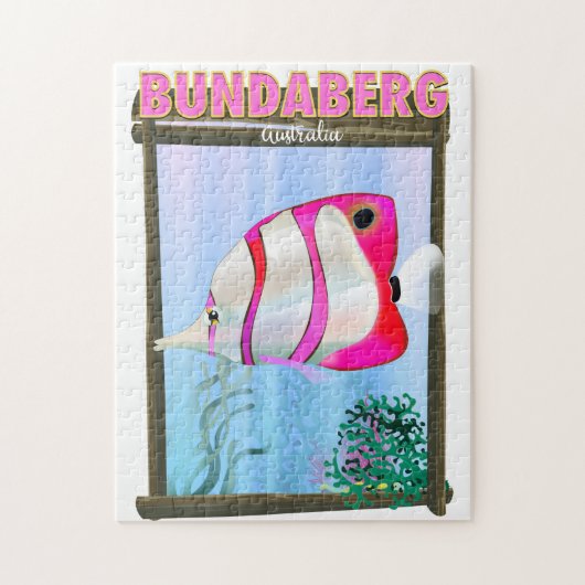 Bundaberg Australië reisposter Legpuzzel (Verticaal)