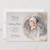 Bundel Joy Baby Boy Foto geboorteaankondigingen (Voorkant)
