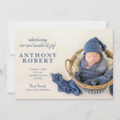 Bundel Joy Baby Foto geboorteaankondigingen (Voorkant)