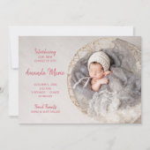 Bundel Joy Baby Girl Foto geboorteaankondiging (Voorkant)