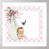 bundel Joy Pink Baby Girl Poster (Voorkant)