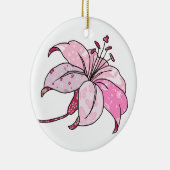 bundel Lilie Keramisch Ornament (Rechts)