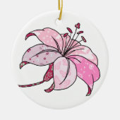 bundel Lilie Keramisch Ornament (Voorkant)