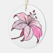 bundel Lilie Keramisch Ornament (Links)