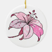 bundel Lilie Keramisch Ornament (Achterkant)