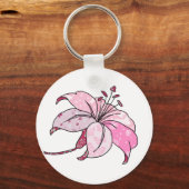 bundel Lilie Sleutelhanger (Voorkant)