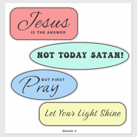 bundel met Christelijke offertes Sticker (Vel)