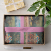 bundel met papier voor kartonnen weefsels (Geschenk)